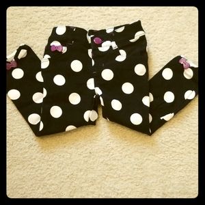 Gymboree toddler polka dot pants 18-24 months